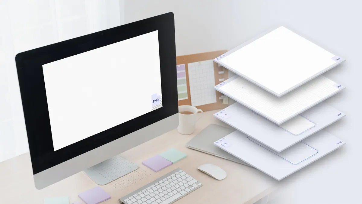 Clean pure white PNG background used as a slide and photo layer base